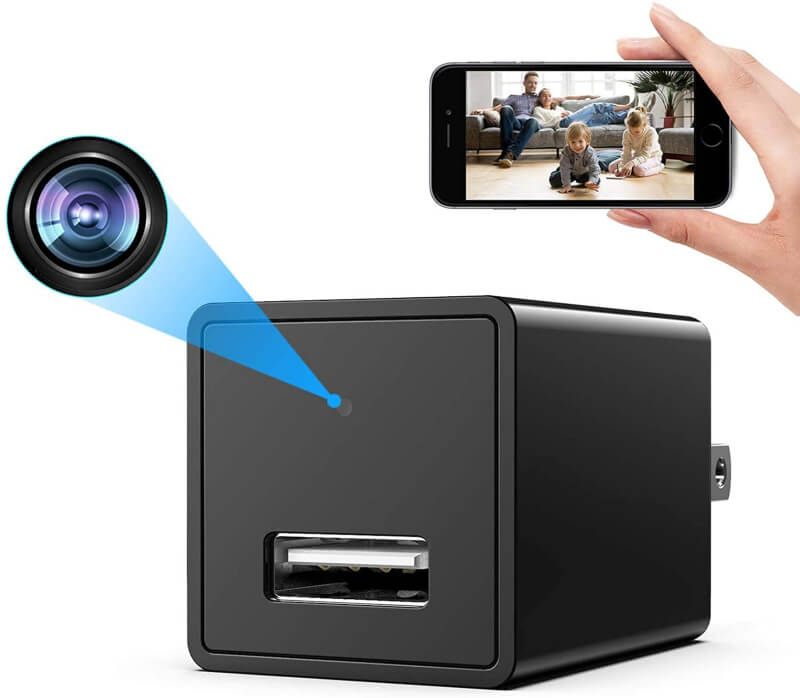 Mini Hidden Spy Charger Camera